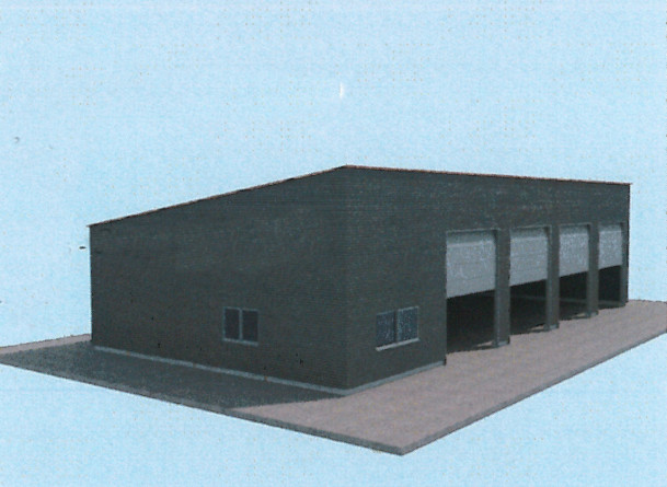 Construction de garages et atelier à la déchèterie de BANON